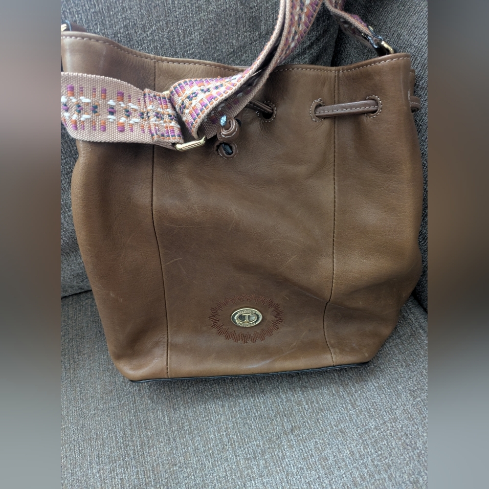 Tignanello Leather Bucket Bag - Picture 2 of 5